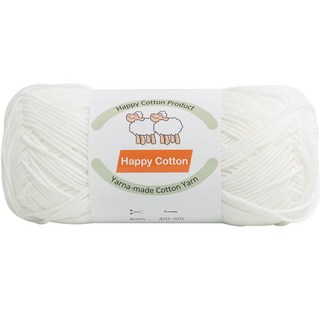 Yarna Happy Cotton 編織線 100g, 701, 1個