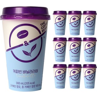 The Coffee Bean 香草拿鐵杯裝咖啡, 300ml, 10個