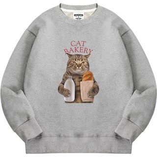 OTD 優質Zulri Cat Bakery寬鬆大學T