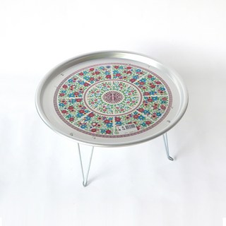 長壽 折疊式鋁製飯桌, 混合色