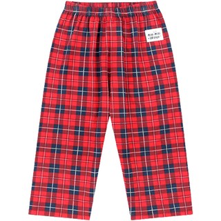 몰리멜리프렌즈 아동용 데일리 타탄 체크 소프트 피치웜 팬츠