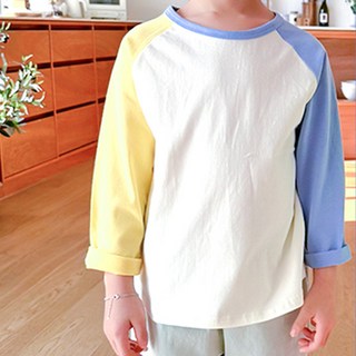 AdorBeBe 兒童感性拉克蘭袖T恤