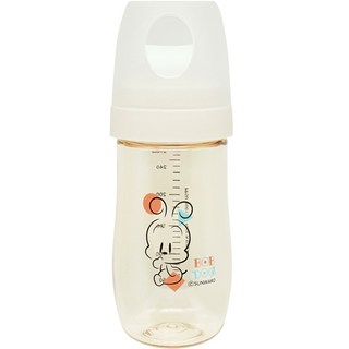 BOBDOG PPSU Bebe Chok Chok 奶瓶 無奶嘴 270ml, 奶油白, 1個