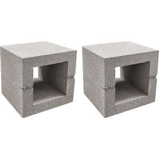 室內設計方塊磚, 灰色, 2個