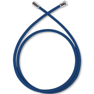 아쿠아듀오 물때 꼬임방지 샤워호스 + 스패너, 2m, 코발트블루