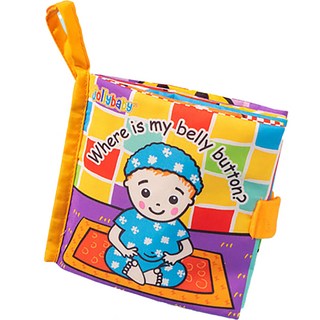 Jollybaby 숨바꼭질 시리즈 헝겊책, 우리아기배꼽어딨지, 1개
