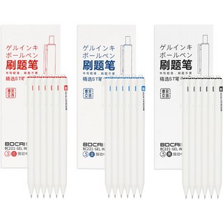 Donga PMS 博彩無酸筆 0.5mm 3 種 x 6p 套裝, 黑色, 藍色, 紅色, 1套