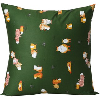 ECONY HOUSE 水豚抱枕 含枕芯, 綠色