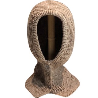 AFECTO 戶外用按扣巴拉克拉法帽, 淺褐色