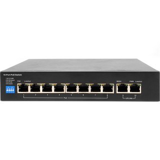 Nextu 8埠 100M 供電資料傳輸 POE 交換器集線器, NEXT-POE910F-2TP