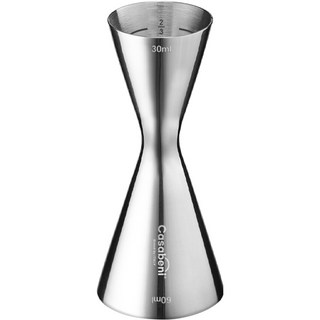 Casabeni 雞尾酒不鏽鋼量酒器 30ml / 60ml, 單一顏色, 1個