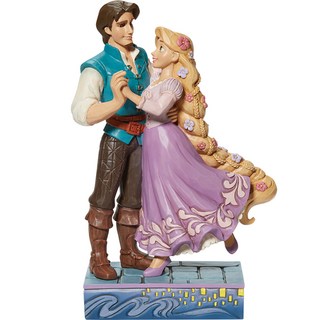 JIMSHORE 迪士尼魔法奇緣樂佩公主與尤金公仔 19cm, 19厘米, 1個