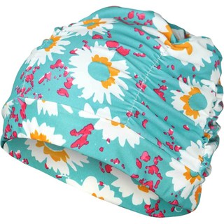 Moa 褶皺泳帽, 雛菊薄荷綠, 1個