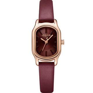 JULIUS 聚利時 女性用手腕皮革手錶 JA-1112 + 錶盒 + 金屬錶帶 工具組