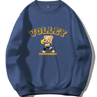 Raw That排球熊柔軟寬鬆大學T