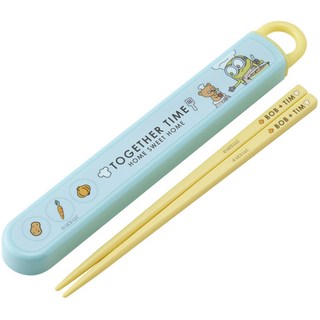 溜冰者筷子+盒套裝 ABS2AMAG, 小小兵, 筷子+收納盒