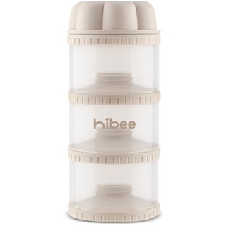 hibee 3層格子奶粉盒, 沙