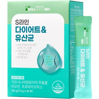 셀트리온 이너랩 S라인 다이어트 유산균, 105g, 1개