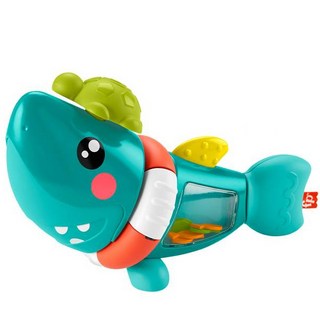 fisher-price 費雪 嬰幼兒小肌肉遊戲 鯊魚寶寶, 混合顏色, 1個