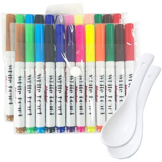 DOnG-A Pms 水浮筆 白板筆 12色 + 工具, 紅色, 粉紅色, 橘色, 黃色, 淺綠色, 綠色, 天藍色, 藍色, 紫色, 淺棕色, 深棕色, 黑色, 2套