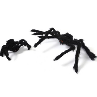 P&B UNITY 萬聖節蜘蛛混合派對道具2件組, 01超大型和大型, 1個