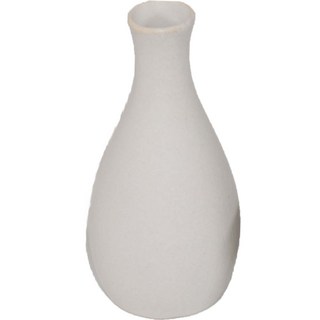 月鹽 韓國產 陶瓷清酒瓶 酒瓶 日本酒瓶 迷你葫蘆瓶 德利 奶油白 250ml, 1個