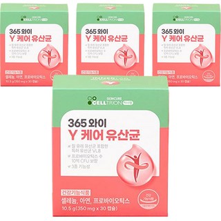 INNERLAB 365女性Y Care益生菌膠囊, 30顆, 4盒