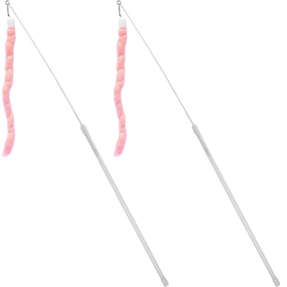 쥬아펫 꼬마 와이어 피싱 낚싯대, 리틀울롱, 2개