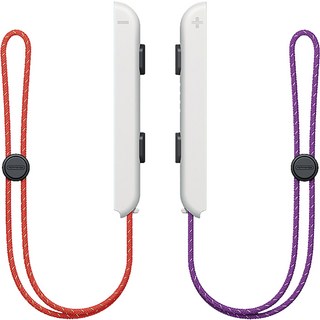 HOHOO 任天堂 Switch OLED 相容 Joy-Con 手腕帶 朱+紫 主題套組, 單一商品, 1套