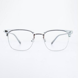 BLUE RABBIT 寬鬆版型經典半框眼鏡 9376