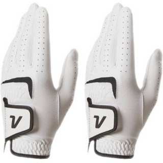 볼빅 VBCB 남성용 퍼포먼스 골프장갑 왼손용, 화이트, 2개
