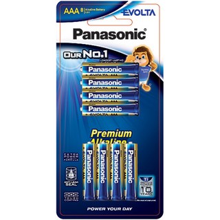 Panasonic 頂級鹼性 EVOLTA AAA電池, 8入, 1個