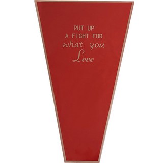 B Home Baking 線條透明花束包裝紙 紅色, 50個