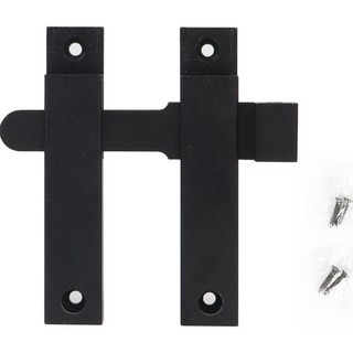 ALLGORR 推拉門兩用安全鎖 黑色 + 螺絲4入組, 1套