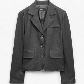 MIXXO 女款合身短版西裝外套
