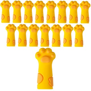 MONACO OLIVE 貓爪多用途安全蓋, 黃色, 16個