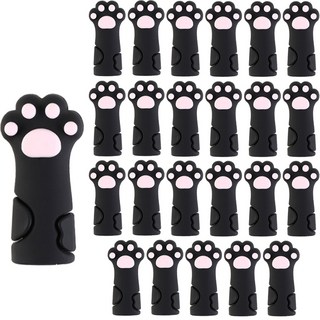 MONACO OLIVE 貓爪多用途安全蓋, 黑色, 24個