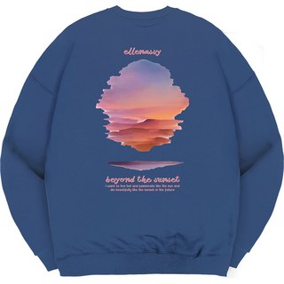 ELLENASSY 夕陽餘晖 Oversize 大學T