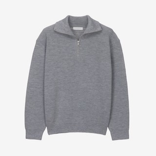 Mind Bridge 男款素色半拉鍊式長袖針織衫 MXKT7126