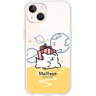 몰티즈 해피 클리어 젤리 휴대폰 케이스