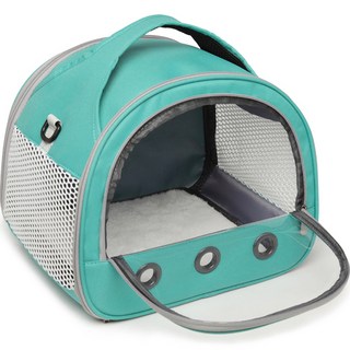 Spacecat 小型寵物外出提籠, 綠色, 1個