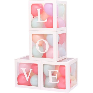 Hiearry LOVE 周歲宴活動派對盒 4件組, 白色, 1套