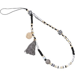 H家居 繽紛時尚手機掛繩, 灰色, 1個