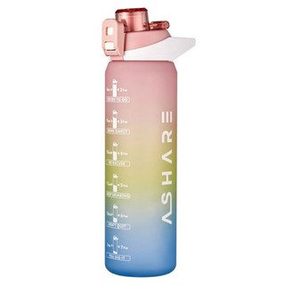 어쉐어 NEW 쉐이커 스포츠 대용량 텀블러, 핑크, 1L, 1개