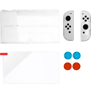 HOHOO 任天堂 Switch OLED 入門套組 配件3件組, 單一商品, 1套