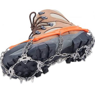 REGENS 19爪 登山 健行 高強度 不鏽鋼 冰爪, 橘色