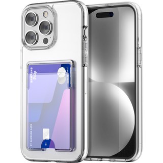 케이엠디자인 카드포켓 클리어핏 에어커버 2장 수납 휴대폰 케이스