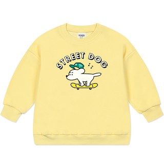 nykids 兒童款 STREET DOG 寬鬆版大學T W098