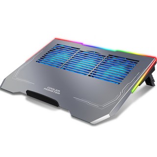 NOVELVIEW Cooler Monster F3 RGB 電競鋁合金筆記型電腦支架, BLUE