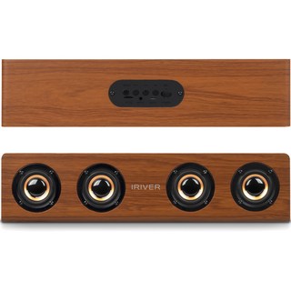 아이리버 블루투스 사운드바 스피커 IBS-E50, 우드